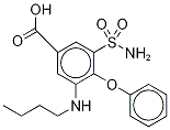 Structure of Bumetanide-d5