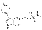 Structure of 3,4-Dihydro Naratriptan (Naratriptan Impurity B)