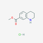 Structure of Methyl 1,2,3,4-tetrahydroquinoline-7-carboxylate hydrochloride