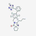 Structure of IRBESARTAN-D4