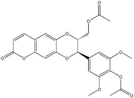 Structure of Moluccanin diacetate