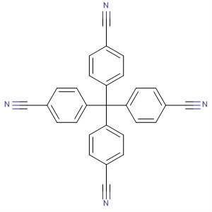 Structure of Benzonitrile, 4,4',4'',4'''-methanetetrayltetrakis-