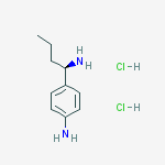Structure of 4-[(1R)-1-aminobutyl]aniline,dihydrochloride
