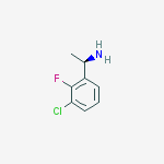 Structure of (alphaR)-3-Chloro-2-fluoro-alpha-MethylbenzeneMethanaMine