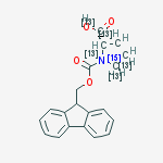 Structure of Fmoc-Pro-OH-13C5,15N