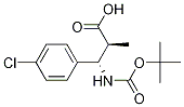 Structure of (2S, 3S)-3-(Boc-aMino)-2-Methyl-3-(4-chlorophenyl)propionic acid