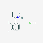 Structure of (1R)-1-(2,3-difluorophenyl)propan-1-amine,hydrochloride