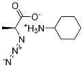 Structure of (S)-2-Azido-propionic acid cyclohexylammonium salt