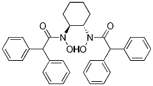 Structure of (1S,2S)-N,N'-Dihydroxy-N,N'-bis(diphenylacetyl)cyclohexane-1,2-diamine