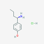 Structure of (S)-4-(1-AMINOBUTYL)PHENOL-HCL