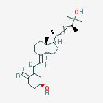 Structure of 25-Hydroxyvitamin D2 (6,19,19-d3) solution