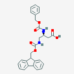 Structure of Z-D-DAB(FMOC)-OH