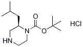 (R)-1-N-BOC-2-ISOBUTYLPIPERAZINE-HCl结构式