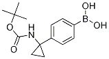 Structure of 4-(1-(tert-ButoxycarbonylaMino)cyclopropyl)phenylboronic acid