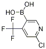 Structure of 2-Chloro-4-(trifluoromethyl)pyridine-5-boronic acid