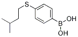 Structure of 4-(Isopentylthio)phenylboronic acid