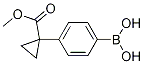 Structure of (4-(1-(Methoxycarbonyl)cyclopropyl)phenyl)boronic acid