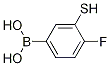 (4-Fluoro-3-((tetrahydro-2H-pyran-2-yl)oxy)phenyl)boronic acid结构式