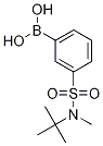 Structure of (3-(N-(tert-Butyl)-N-methylsulfamoyl)phenyl)boronic acid