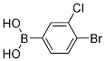 (4-Bromo-3-chlorophenyl)boronic acid结构式