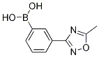 3-(5-Methyl-1,2,4-oxadiazol-3-yl)phenylboronic acid结构式