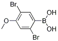 2,5-Dibromo-4-methoxyphenylboronic acid结构式