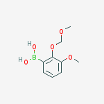 Structure of [3-methoxy-2-(methoxymethoxy)phenyl]boronic acid