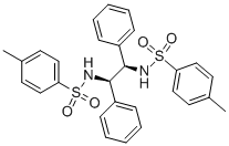 Structure of (1R,2R)-N,N-DI-P-TOLUENESULFONYL-1,2-DIPHENYL-1,2-ETHYLENEDIAMINE