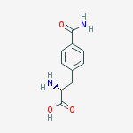 4-Carbamoyl-D-phenylalanine结构式