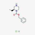 Structure of (S)-1-N-CBZ-2-ETHYL-PIPERAZINE-HCL