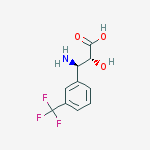 (2R,3R)-3-Amino-2-hydroxy-3-(3-(trifluoromethyl)phenyl)propanoic acid结构式