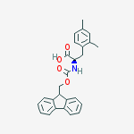 Structure of Fmoc-2,4-Dimethy-D-Phenylalanine