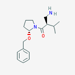 Structure of 2-AMINO-1-(2-BENZYLOXY-METHYL-PYRROLIDIN-1-YL)-3-METHYL-BUTAN-1-ONE