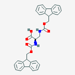 Structure of N-alpha-N-beta-Bis(9-fluorenylmethyloxycarbonyl)-D-2,3-diaminopropionic acid