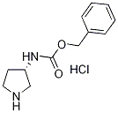 (S)-吡咯烷-3-基-氨基甲酸苄酯盐酸盐结构式