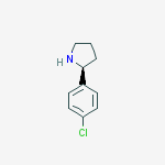 Structure of (S)-2-(4-CHLOROPHENYL)PYRROLIDINE