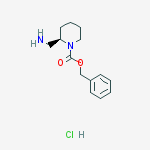 R-2-(AMINOMETHYL)-1-N-CBZ-PIPERIDINE-HCl结构式