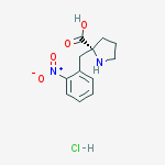 Structure of (R)-(2-NITROBENZYL)-PROLINE-HCL