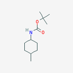 Structure of trans-(4-Methyl-cyclohexyl)-carbamic acid tert-butyl ester