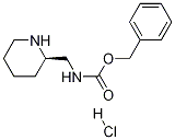 Structure of (R)-Benzyl (piperidin-2-ylmethyl)carbamate hydrochloride