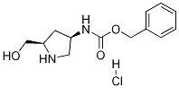 Structure of (2R,4R)-2-hydroxyMethyl-4-CBZ-aMino Pyrrolidine-HCl