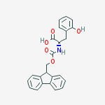 Fmoc-L-2-hydroxyphenylalanine结构式