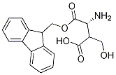 FMOC-(R)-3-氨基-2-羟甲基丁酸结构式