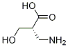 (2R)-2-(aminomethyl)-3-hydroxypropanoic acid结构式