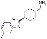 [4-(5-methyl-1,3-benzoxazol-2-yl)cyclohexyl]methanamine结构式