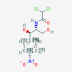 Structure of 2,2-dichloro-n-[(1s,2r)-1,3-dihydroxy-1-(4-nitrophenyl)propan-2-yl]acetamide