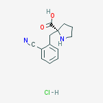 Structure of (R)-ALPHA-(2-CYANO-BENZYL)-PROLINE-HCL