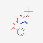 Structure of BOC-(S)-2-METHOXY-PHENYLGLYCINE