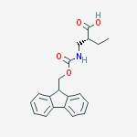 Structure of (R)-N-(9-Fluorenylmethyloxycarbonyl)-2-aminomethyl butyric acid