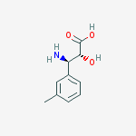 (2R,3R)-3-Amino-2-hydroxy-3-(m-tolyl)propanoic acid结构式